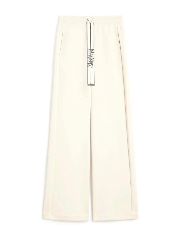 S MAX MARA: Casual Hosen - Casual Hose - Weiß