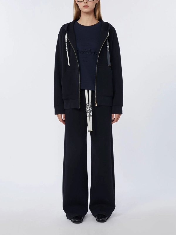 S MAX MARA: casual trousers online - Bali Wide-Leg Jersey Trousers