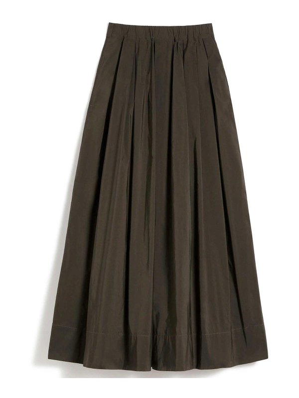 S MAX MARA: ベルボトムジーンズ - フレアジーンズ - 緑