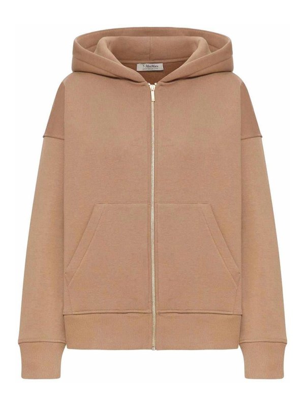 S MAX MARA: Sweatshirts & Sweaters - Julia Jersey Hoodie