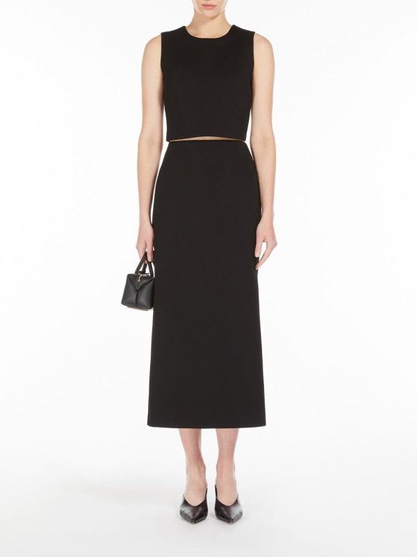 S MAX MARA: Knee length skirts & Midi online - Max Mara Gonna Pencil In Jersey Scuba Flou