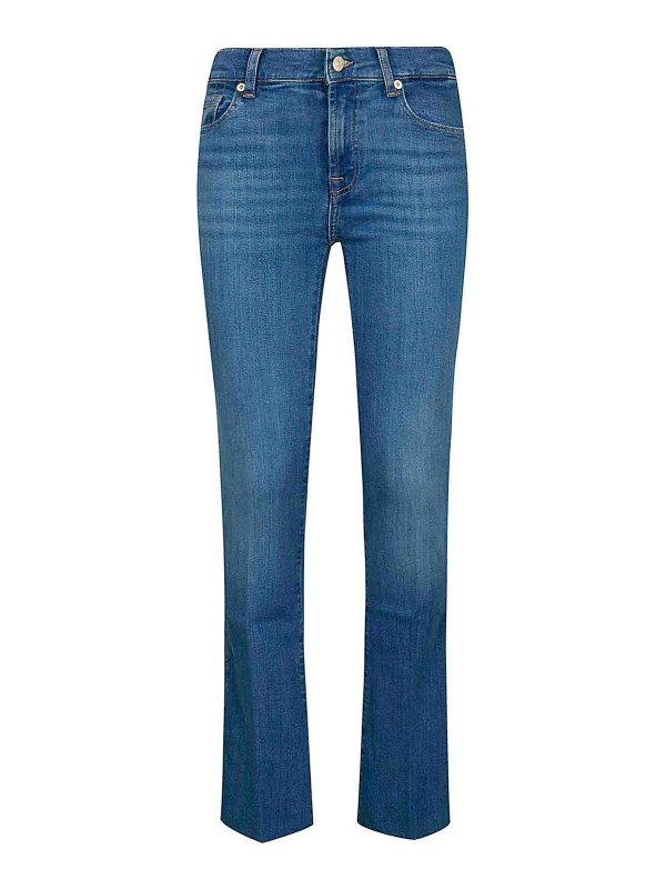 7 FOR ALL MANKIND: Bootcut - Bootcut Jeans - Blau