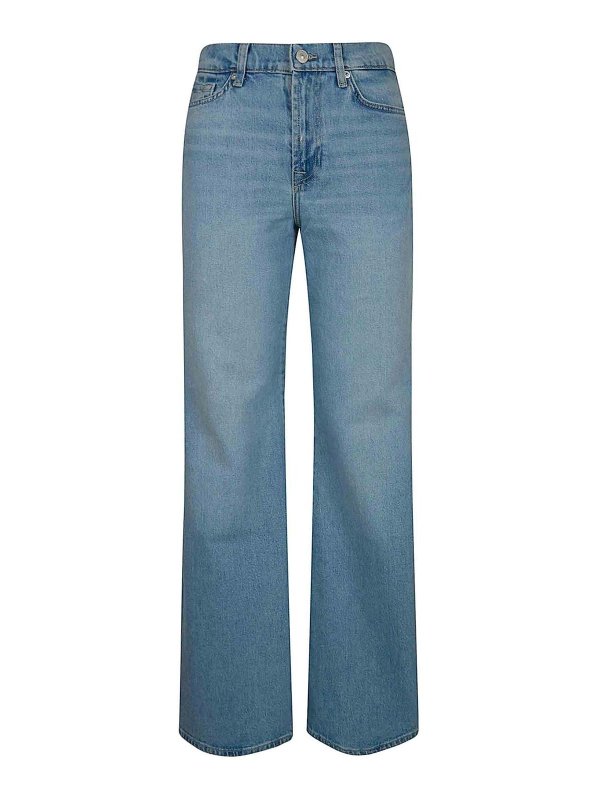 7 FOR ALL MANKIND: Jeans Rectos - Vaqueros Rectos - Azul