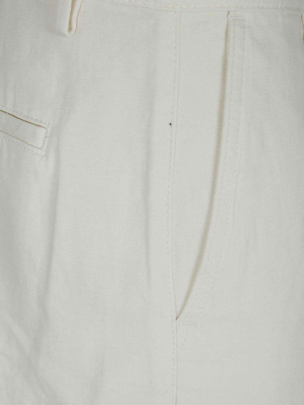 The Best Shops 7 FOR ALL MANKIND: トラウザーショーツ - ショートパンツ - ライトベージュ