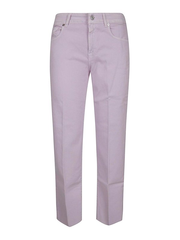 7 FOR ALL MANKIND: Jeans Rectos - Vaqueros Rectos - Rosado