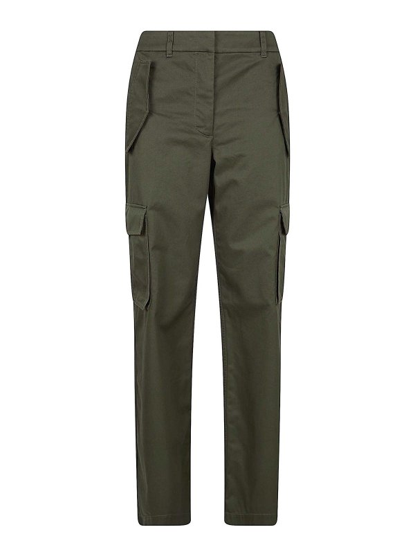 BURBERRY: カジュアルトラウザー - カジュアルパンツ - 黒