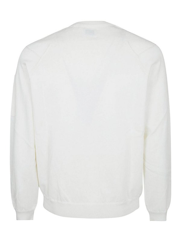 C.P. COMPANY: crew necks online - Cotton Sea Island Crewneck Lens Knit