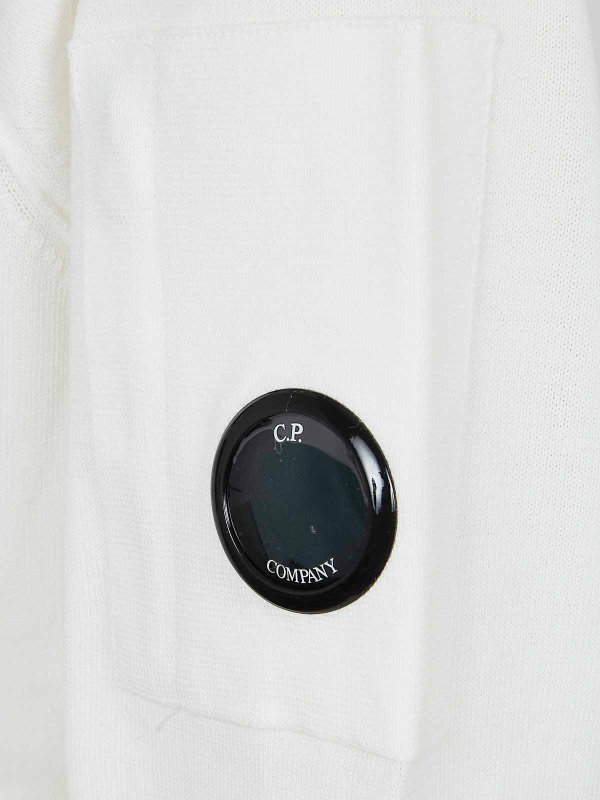 The Best Shops C.P. COMPANY: crew necks - Cotton Sea Island Crewneck Lens Knit