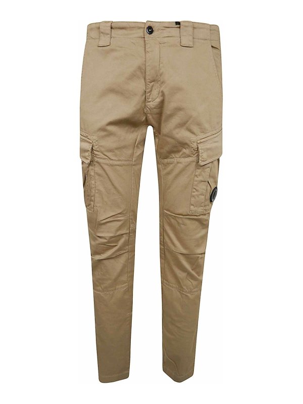 C.P. COMPANY: Pantalons casual - Pantalons Décontractés - Beige