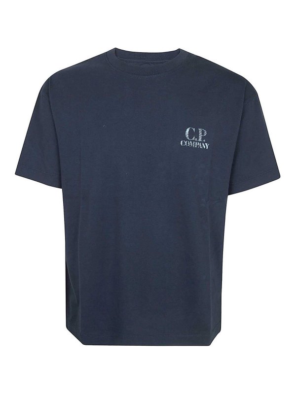 C.P. COMPANY: t-shirts - 30/1 Jersey Comfort Logo T-Shirt
