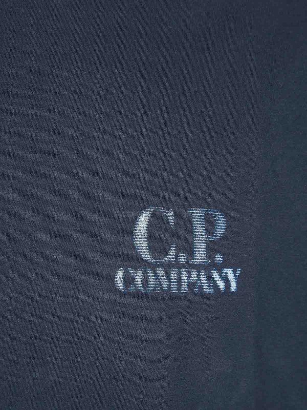 The Best Shops C.P. COMPANY: t-shirts - 30/1 Jersey Comfort Logo T-Shirt