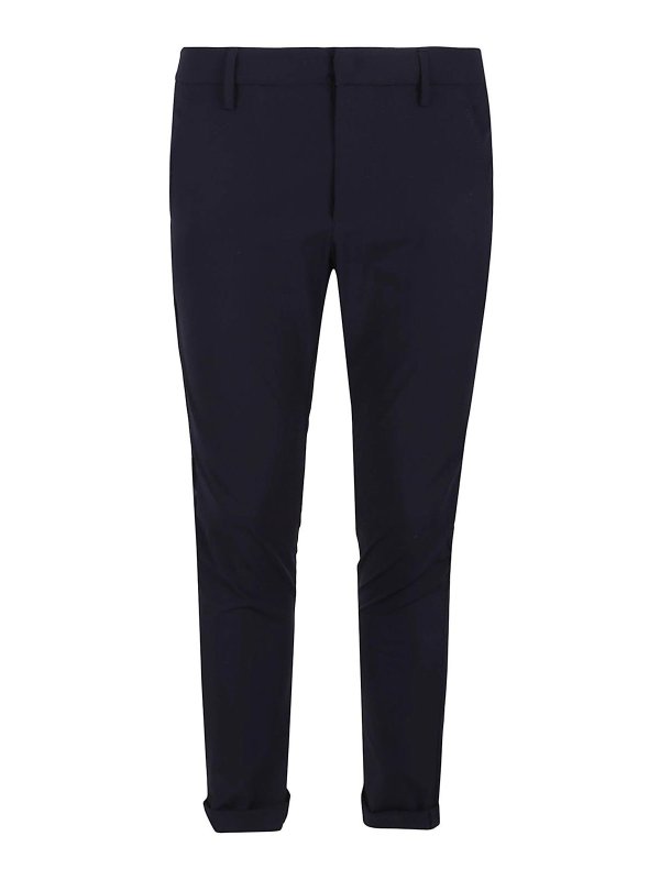 DONDUP: カジュアルトラウザー - カジュアルパンツ - ダークブルー