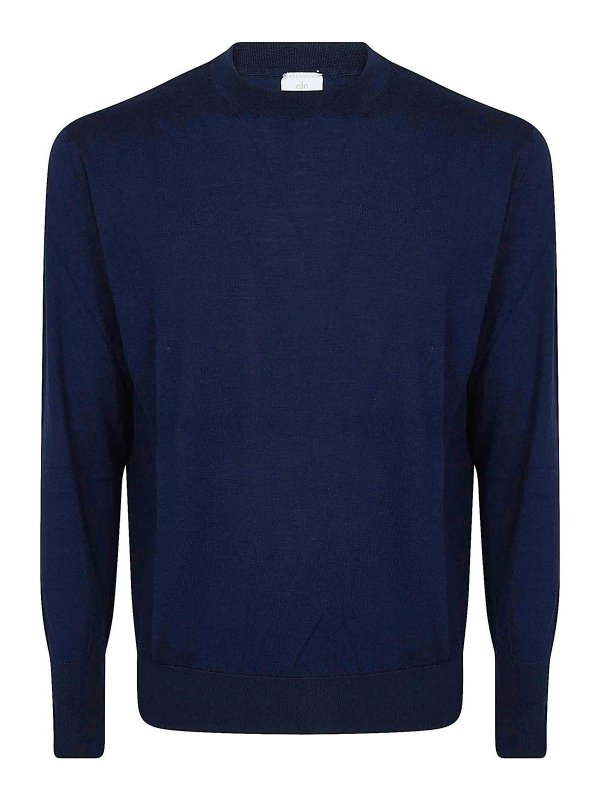 ELEVENTY: クルーネック - クルーネック - ブルー