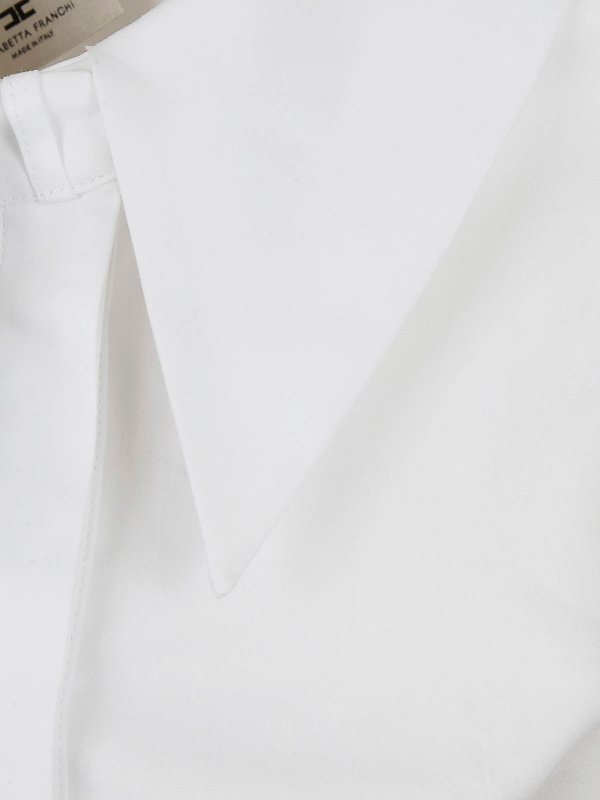 The Best Shops ELISABETTA FRANCHI: シャツ - シャツ - 白