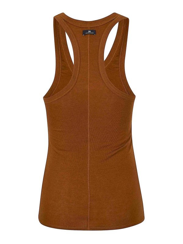 ELISABETTA FRANCHI: トップス＆タンクトップ online - トップ/タンクトップ - ブラウン