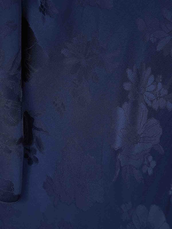 The Best Shops FORTE FORTE: abiti lunghi - Abito in jacquard bouquet fluido con mantella
