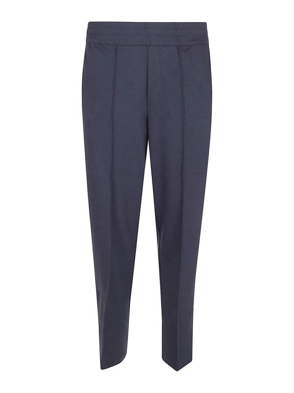 HERNO: カジュアルトラウザー - カジュアルパンツ - ブルー