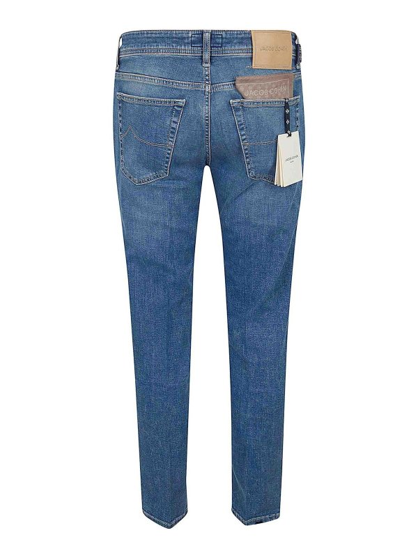JACOB COHEN: スキニージーンズ online - スキニージーンズ - ブルー