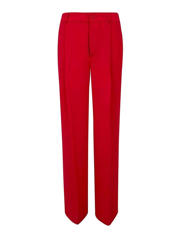 LAUREN RALPH LAUREN: Casual Hosen - Casual Hose - Rot