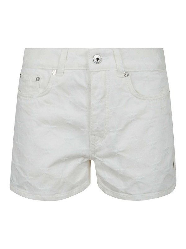 OFF-WHITE: トラウザーショーツ - ショートパンツ - デニム