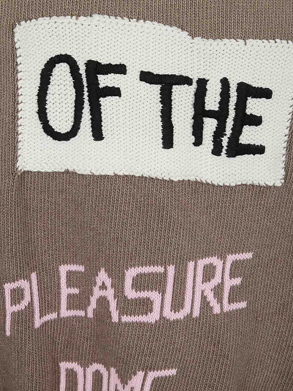 The Best Shops PALY: Strickpullover mit Rundhalsausschnitt - Rundhalspullover - Hellbraun