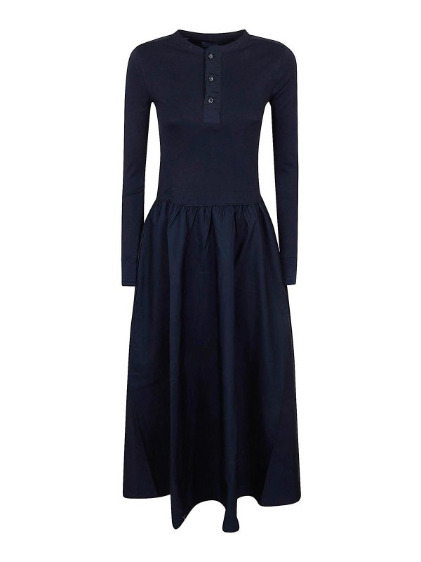 POLO RALPH LAUREN: ニーレングススカート＆ミディ丈 - 膝丈/ミディスカート - ダークブルー