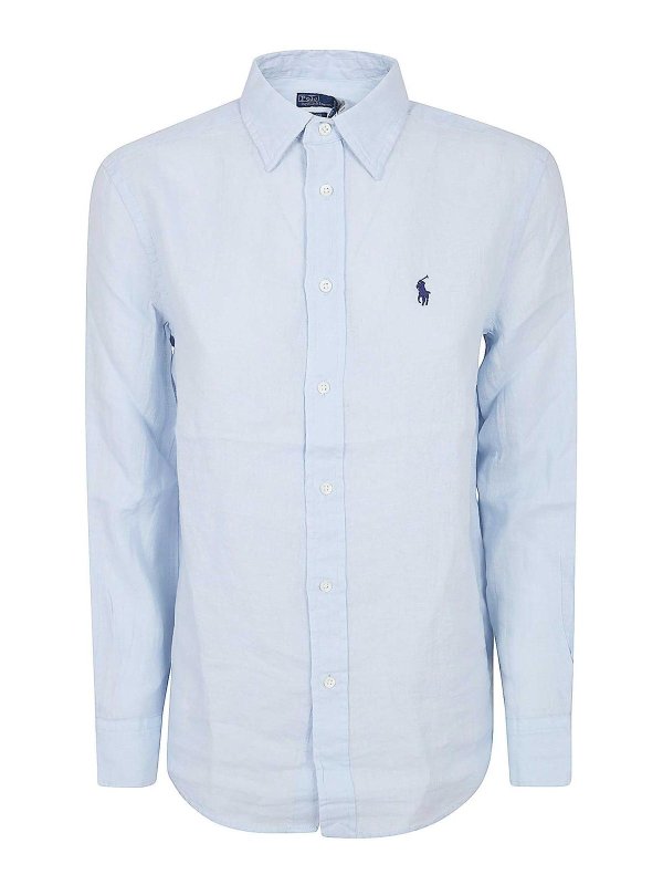 POLO RALPH LAUREN: shirts - Classic-Long Sleeve-Button Front Shirt