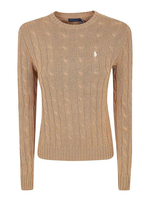 POLO RALPH LAUREN: クルーネック - クルーネック - キャメル