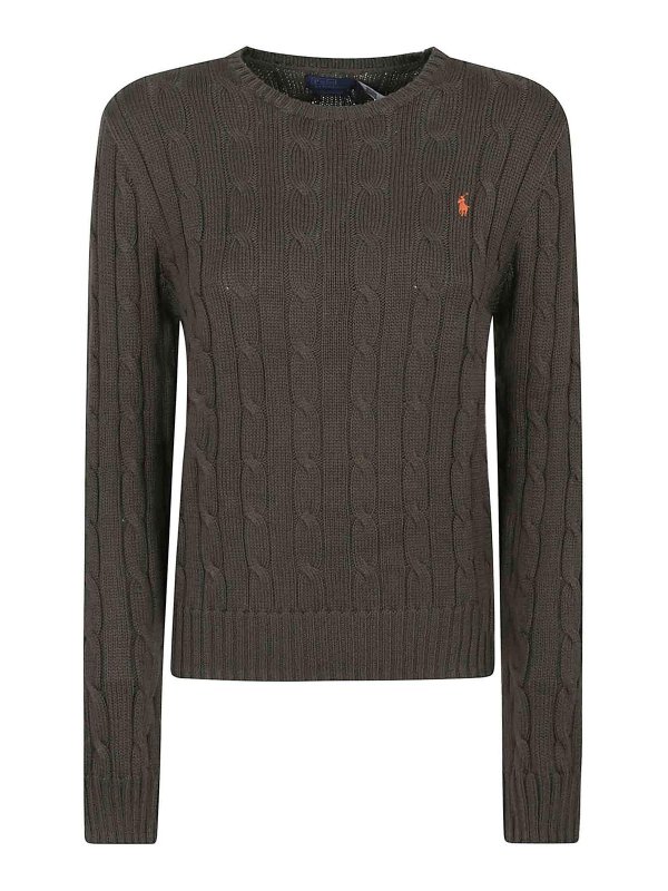 POLO RALPH LAUREN: crew necks - Julianna-Long Sleeve-Pullover