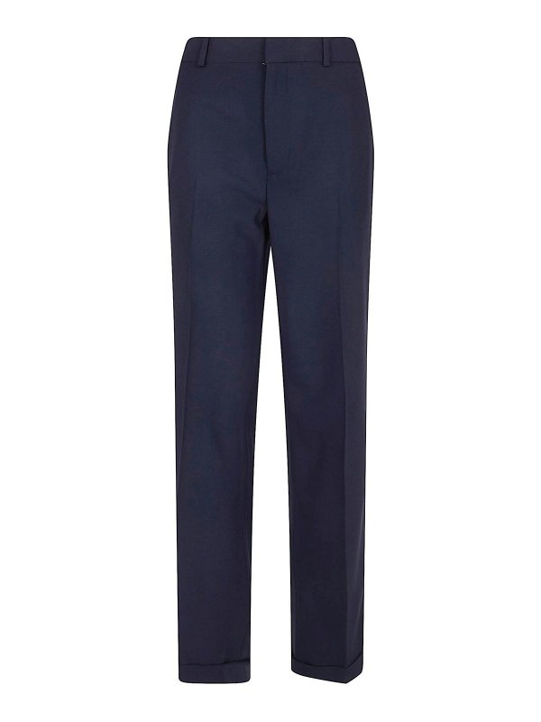 POLO RALPH LAUREN: Pantalons casual - Pantalons Décontractés - Bleu Foncé