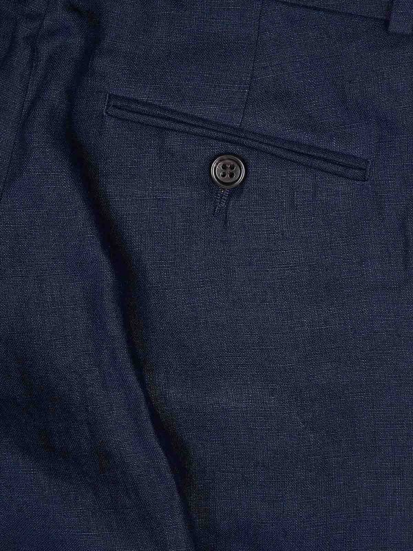 The Best Shops POLO RALPH LAUREN: カジュアルトラウザー - カジュアルパンツ - ダークブルー