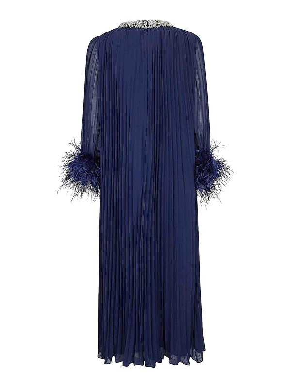 Self Portrait: ニーレングスドレス online - 膝丈ドレス - ダークブルー