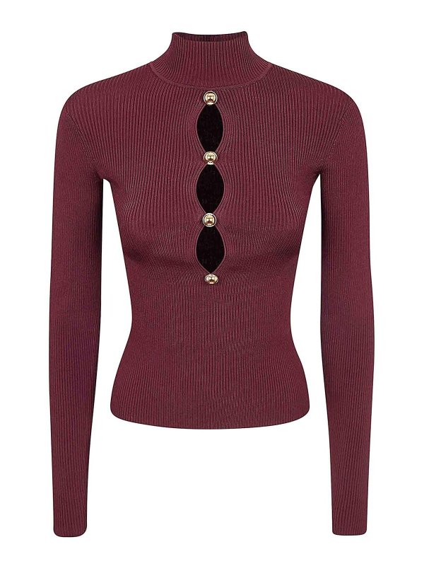 Self Portrait: トップス＆タンクトップ - トップ/タンクトップ - ボルドー