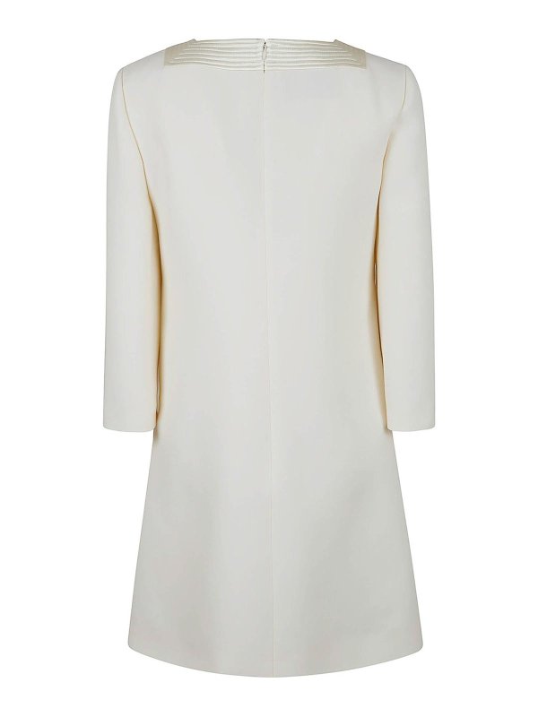 VALENTINO GARAVANI: knee length dresses online - Mini Dress | Solid | Crepe Couture