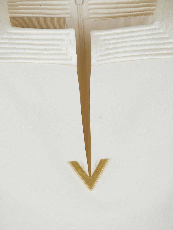 The Best Shops VALENTINO GARAVANI: knee length dresses - Mini Dress | Solid | Crepe Couture