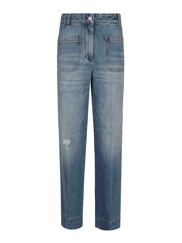 VICTORIA BECKHAM: jeans dritti, a sigaretta - Alina Jean