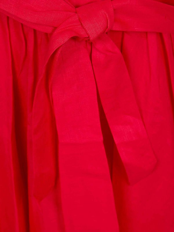 The Best Shops ZIMMERMANN: ニーレングスドレス - 膝丈ドレス - ダークレッド