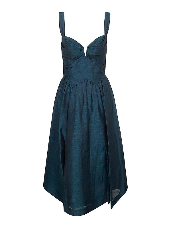 ZIMMERMANN: ニーレングスドレス - 膝丈ドレス - 緑