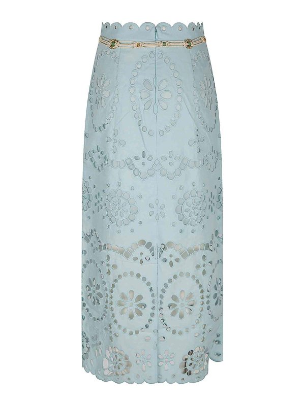 ZIMMERMANN: Knielange und Midi Röcke online - Midirock - Hellgrün