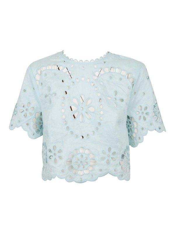 ZIMMERMANN: Tops und Tank Tops - Top - Hellgrün