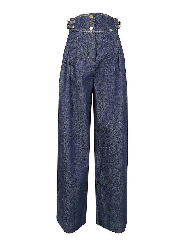 ZIMMERMANN: カジュアルトラウザー - カジュアルパンツ - ライトブルー