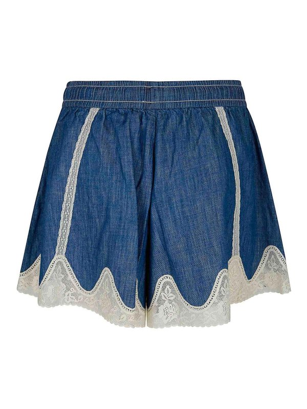 ZIMMERMANN: トラウザーショーツ online - ショートパンツ - ブルー