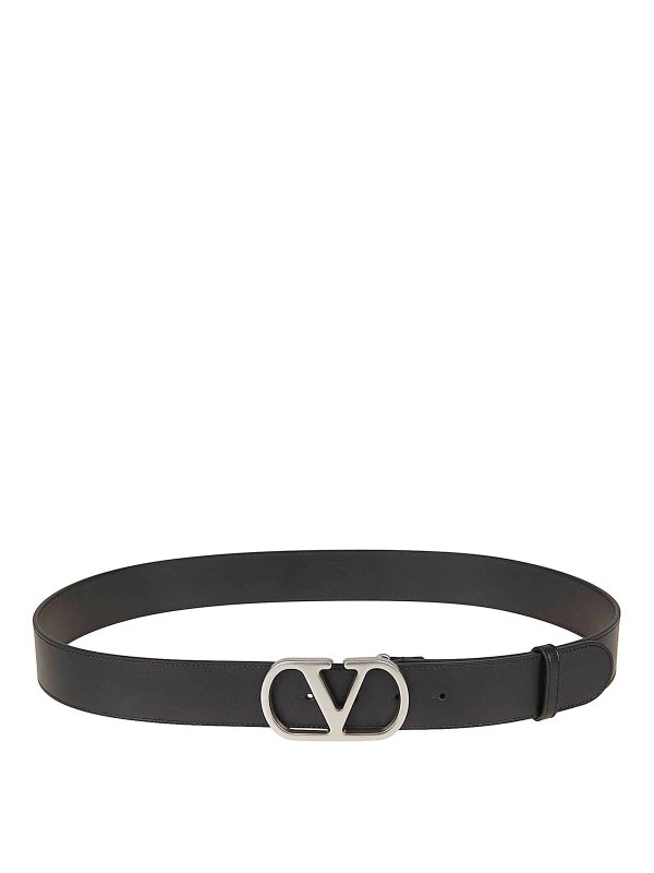 VALENTINO GARAVANI: cinture online - Cintura H 40 V Logo Firma