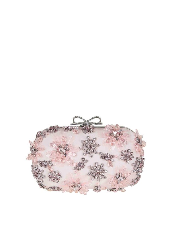 Self Portrait: クラッチバッグ - クラッチバッグ - ヌードカラー