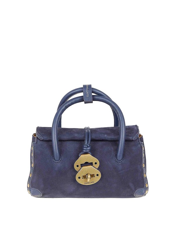 ZANELLATO: クロスボディバッグ - クロスボディバッグ - ブルー