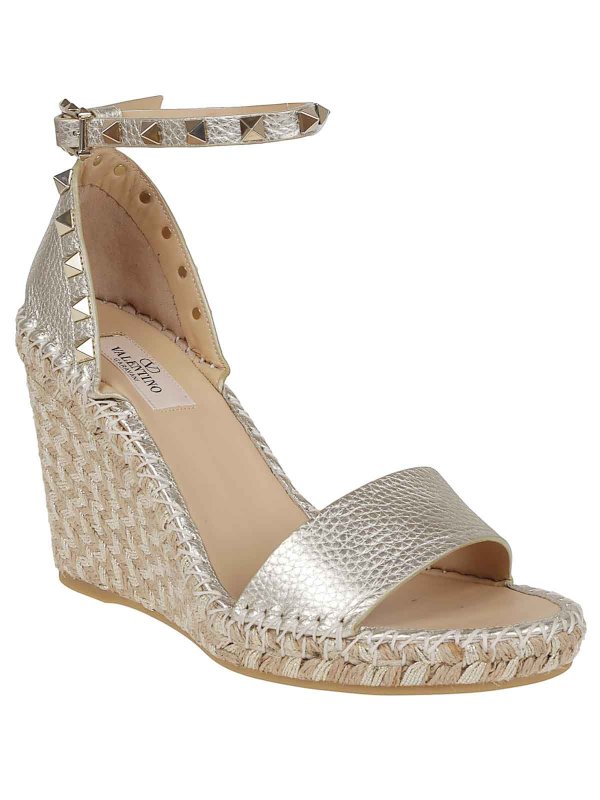 VALENTINO GARAVANI: Espadrillas online - Espadrilles - Weißgold