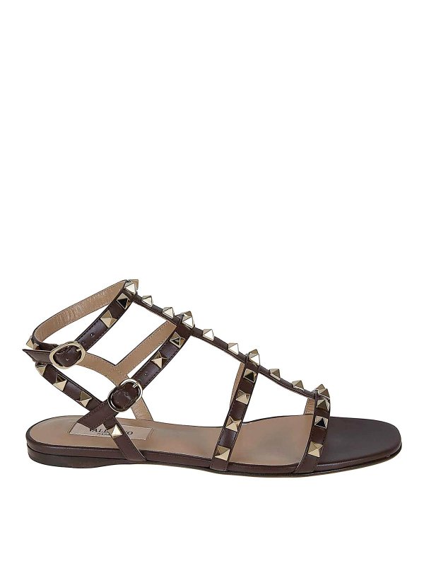 VALENTINO GARAVANI: Sandalen - Sandalen - Braun