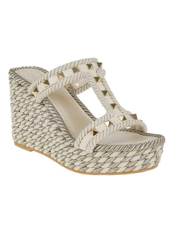 VALENTINO GARAVANI: Espadrilles online - Espadrilles - Blanc