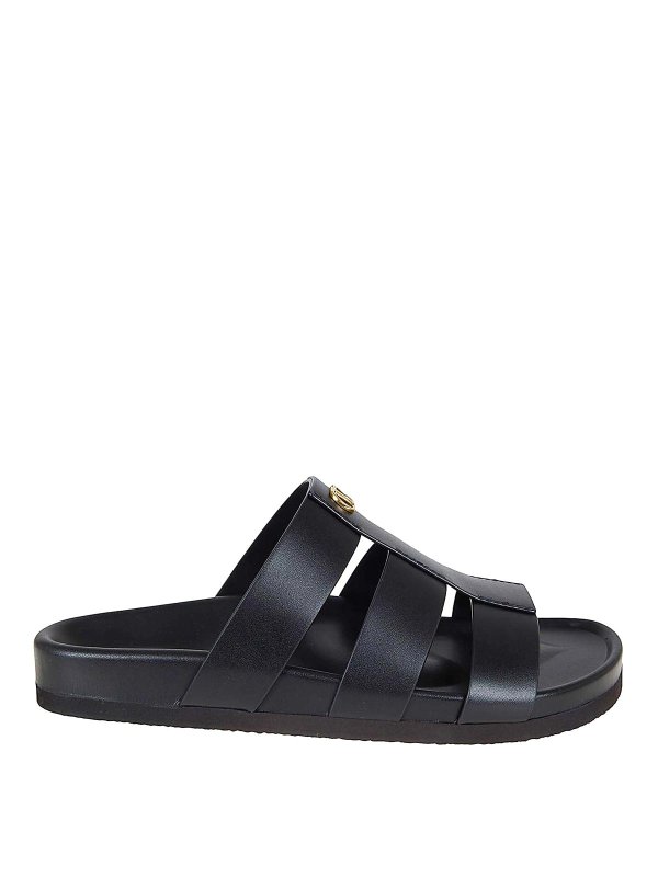 VALENTINO GARAVANI: sandali - Sandalo Studshield Vitello