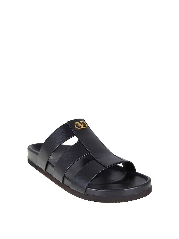 VALENTINO GARAVANI: sandali online - Sandalo Studshield Vitello